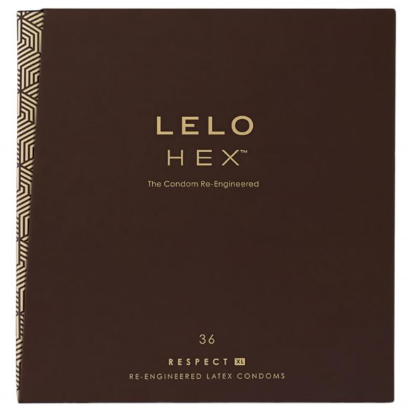 LELO Hex Respect XL - Luxury Condoms (36 pack) 