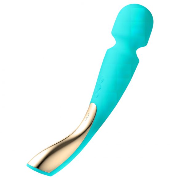 LELO Smart Wand 2 Large - Rechargeable Massage Vibrator (Turquoise) 