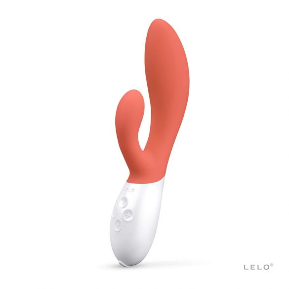 LELO Ina 3 - Rechargeable, Waterproof Vibrator (Coral) 