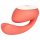 LELO Ida Wave - Smart, Rechargeable Vibrating-Rotating Vibrator (Coral)