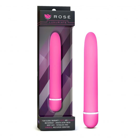 Rose Luxuriate - Rod Vibrator (Pink) 