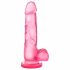 bjours Sweet N Hard 4 - Suction Cup Dildo with Balls (Pink) 