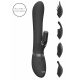 Vive Chou - rechargeable, interchangeable head clitoral vibrator (black) 