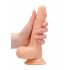 RealRock Dong 7 - Realistic Dildo with Testicles (17cm) - Natural 