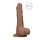 RealRock Dildo 7 - Realistic with Testicles (17cm) - Dark Natural 