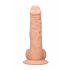 RealRock Dong 8 - Realistic Dildo with Testicles (8 Inches) - Natural 