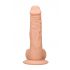 RealRock Dildo 9 - Lifelike with Balls, 9 inches - Natural 