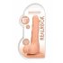 RealRock Dong 10 - Realistic Dildo with Testicles (10") - Natural 