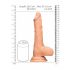 RealRock Dong 10 - Realistic Dildo with Testicles (10") - Natural 