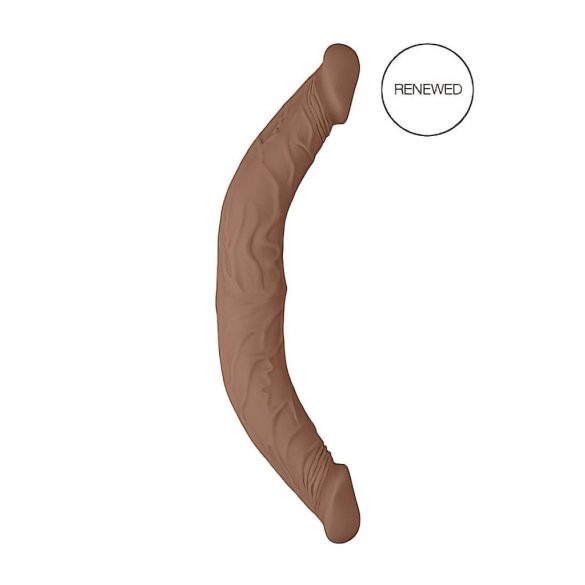 RealRock Double Dong 14 - Dark Natural Double Dildo (36cm) 