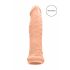 RealRock 6 Penis Sleeve - 17cm - Natural 