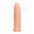 RealRock 6 Penis Sleeve - 17cm - Natural 