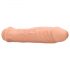 RealRock 6 Penis Sleeve - 17cm - Natural 