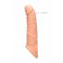 RealRock Penis Sleeve 8-inch - Natural 