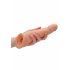 RealRock Penis Sleeve 8-inch - Natural 