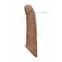 RealRock Penis Sleeve 8 - Dark Natural (21cm) 