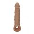 RealRock Penis Sleeve 8 - Dark Natural (21cm) 