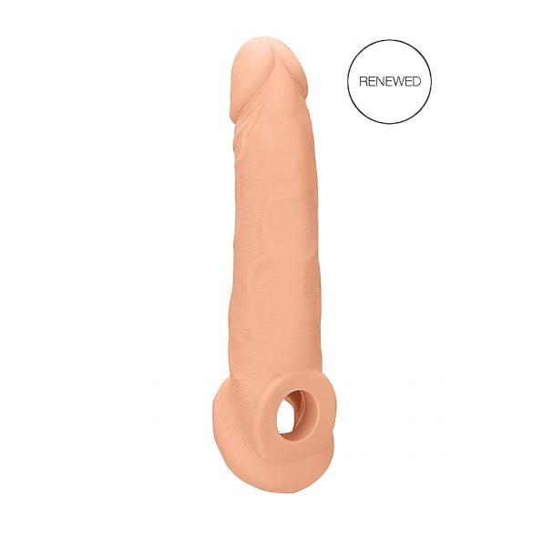 RealRock 9 Penis Sleeve - (21.5cm) - Natural 