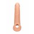 RealRock 9 Penis Sleeve - (21.5cm) - Natural 