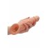 RealRock 9 Penis Sleeve - (21.5cm) - Natural 