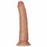 RealRock Slim - 15.5cm Realistic Dildo with Suction Cup (Dark Natural) 