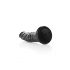 RealRock Slim - Realistic Dildo with Suction Cup - 6.1 Inches (Black) 