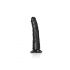 RealRock Slim - Realistic Dildo with Suction Cup - 6.1 Inches (Black) 