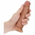 RealRock Suction Cup Realistic Dildo - 6.1 Inch (Dark Natural) 