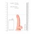 RealRock - Suction Cup Realistic Dildo - 15.5cm (Natural) 