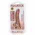 RealRock Suction Cup Dildo - 6.1" (Dark Natural) 