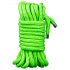 Ouch! - Glowing Bondage Rope - 10m (Green) 