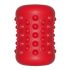 FaceSun - Battery-Powered Penis Massager (Black-Red) 