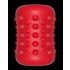 Orctan - Rechargeable Penis Massager (Black-Red)