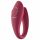 Raytech Rose - Rechargeable Waterproof Couple's Vibrator (Red) 