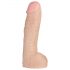 Doc Johnson Vac-U-Lock Hung 12 - Realistic Dildo with Balls (Natural) 