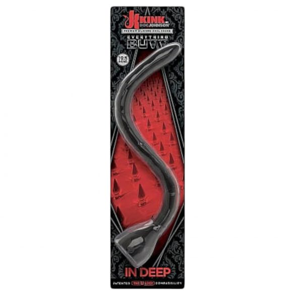 Doc Johnson Snake - Extra Long Anal Dildo (Black) 