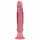 Crystal Jellies - Beginner Anal Dildo with Suction Cup (Pink) 