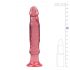 Crystal Jellies - Beginner Anal Dildo with Suction Cup (Pink) 