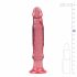 Crystal Jellies - Beginner Anal Dildo with Suction Cup (Pink) 