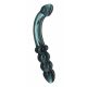 Prisms Hamsa - Double Ended G-spot Glass Dildo (Jade Green) 