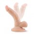 Dr. Skin 4 - Suction Cup Realistic Dildo - Natural (12cm) 