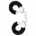 Temptasia Cuffs - Plush Handcuffs (Black) 