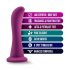 Temptasia Bellatrix - suction cup dildo (purple)