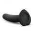 Temptasia Twist Small - Suction Cup Twisted Dildo (Black) 