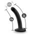 Temptasia Twist Small - Suction Cup Twisted Dildo (Black) 