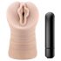 M for Men Ashley - Vibrating Masturbator (Natural)