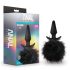 Anal Adventures Platinum - Anal Plug with Bunny Tail (Black)