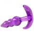 B Yours - ribbed anal plug (purple)