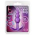 B Yours - ribbed anal plug (purple)