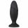 Anal Adventures Platinum Rocket - Large Anal Plug (Black)